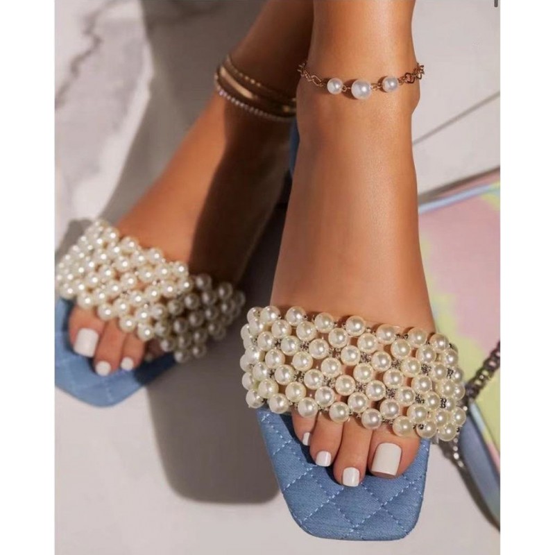 Ladies Casual Summer Flat Beach Slippers Women Slippers