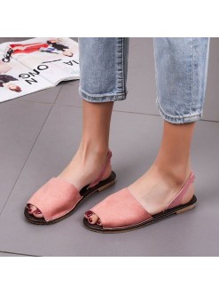 Fish mouth sandals women