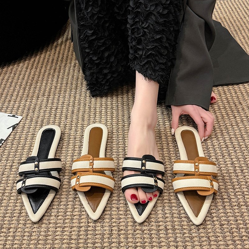 Slip-on Lazy Slippers For Women