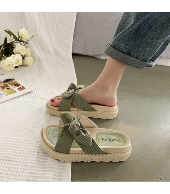 Fashion Student Thick Bottom Roman Flat Shoes