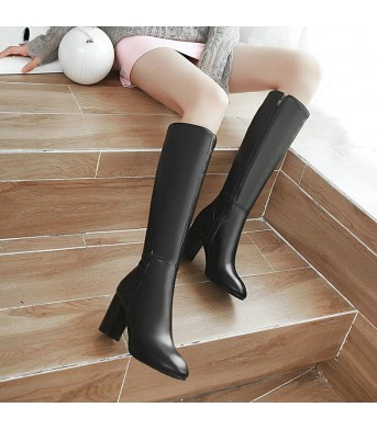High-heeled Thigh Boot Over The Knee Women