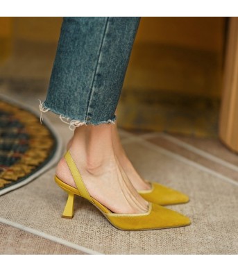Summer Fairy  Back Straps With Skirt High Heels Women